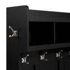 Ensemble de rangement pour entrée Woodland avec porte-manteau