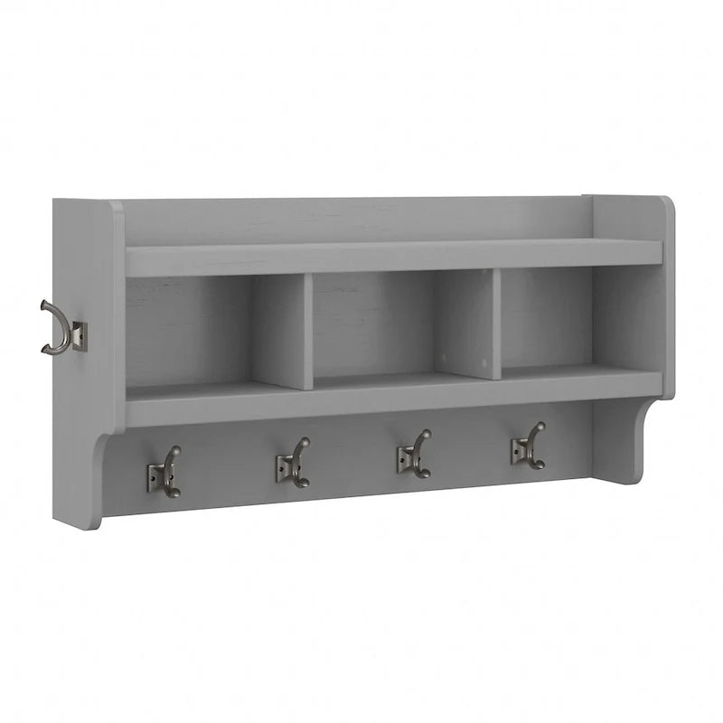 Porte-manteau mural Woodland 40W avec étagère