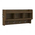 Porte-manteau mural Woodland 40W avec étagère