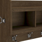 Porte-manteau mural Woodland 40W avec étagère