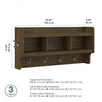 Porte-manteau mural Woodland 40W avec étagère