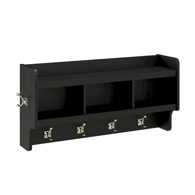 Porte-manteau mural Woodland 40W avec étagère