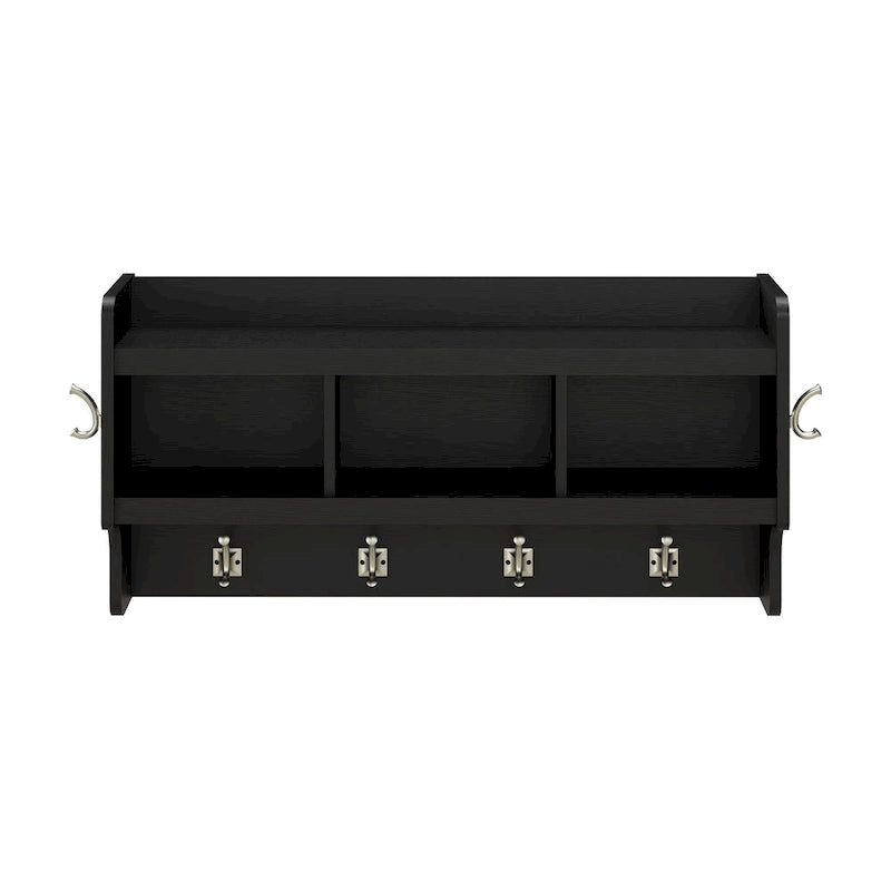 Porte-manteau mural Woodland 40W avec étagère