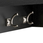 Porte-manteau mural Woodland 40W avec étagère