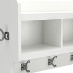 Porte-manteau mural Woodland 40W avec étagère