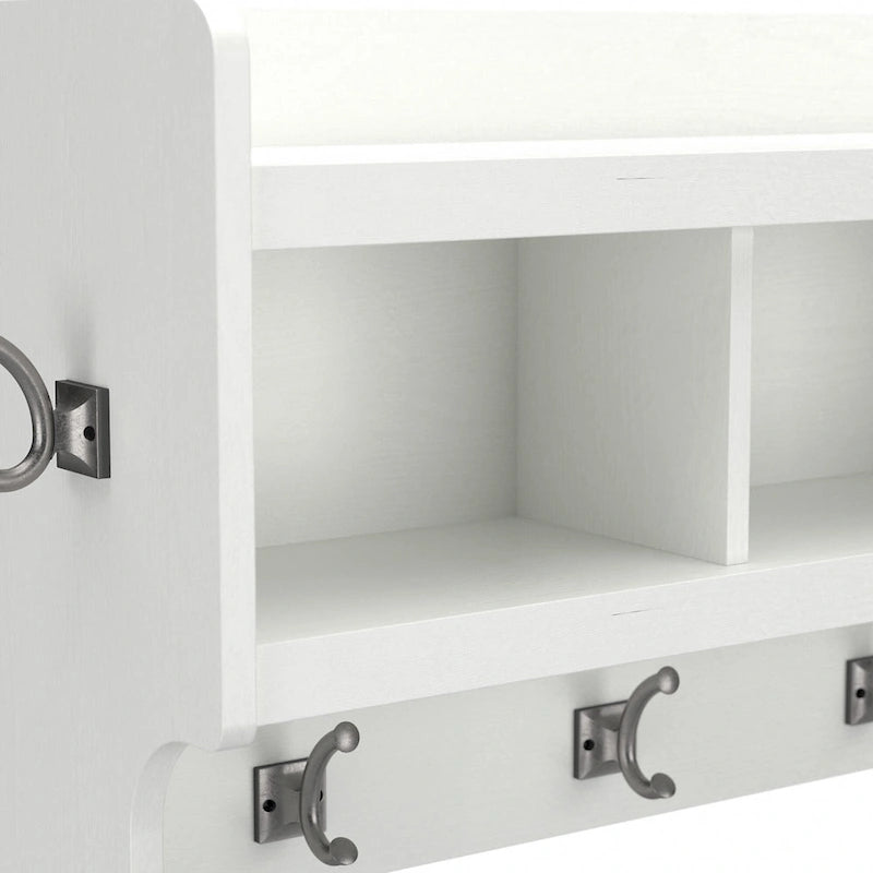 Porte-manteau mural Woodland 40W avec étagère