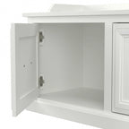 Meuble d'entrée et banc à chaussures 40W Woodland avec portes