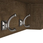Banc à chaussures Woodland 40W avec portes et portemanteau mural