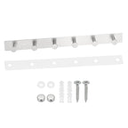 Coat Rack Wall Mount, Metal Round Wall Hooks Rail with 4 / 6 Hooks