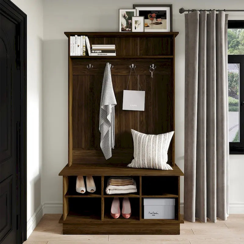Meuble d'entrée contemporain et moderne avec rangement