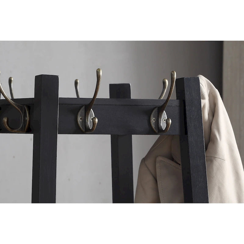 Porte-manteau sur pied Vassen à 3 niveaux