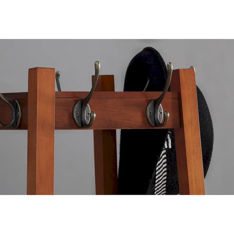 Porte-manteau sur pied Vassen à 3 niveaux