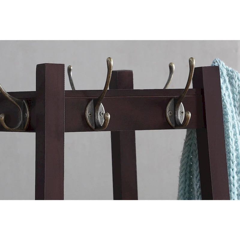 Porte-manteau sur pied Vassen à 3 niveaux