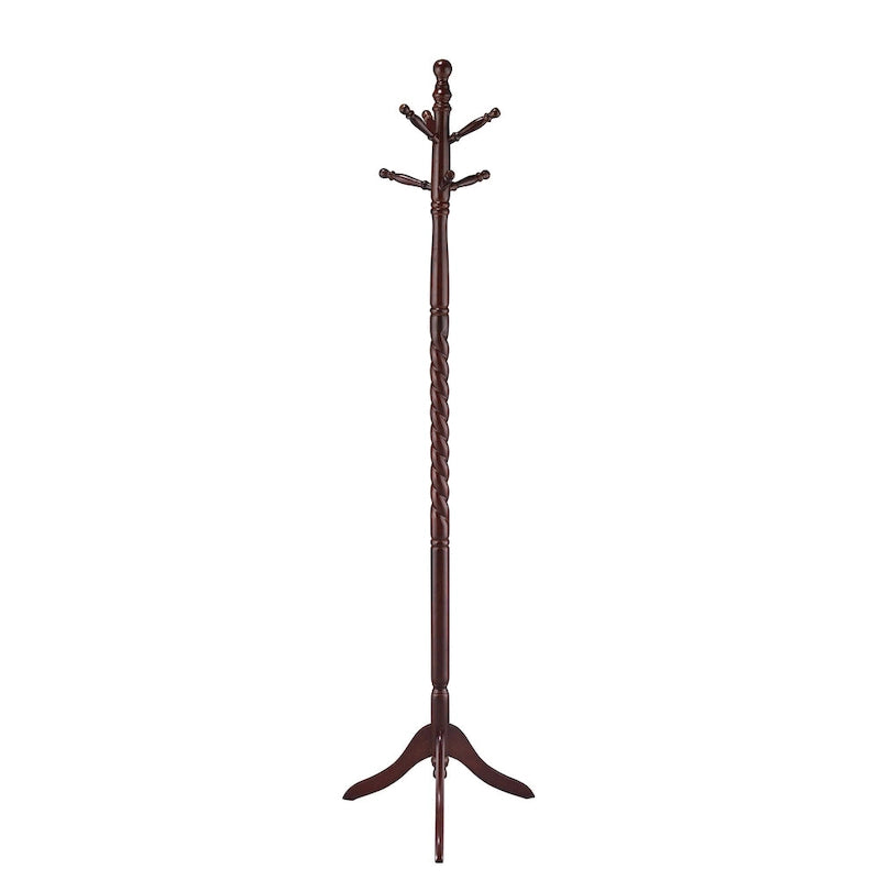 Porte-manteau Merlot avec poteau torsadé