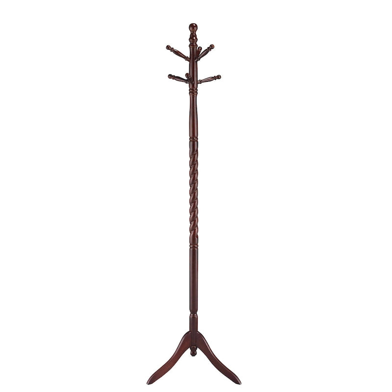 Porte-manteau Merlot avec poteau torsadé
