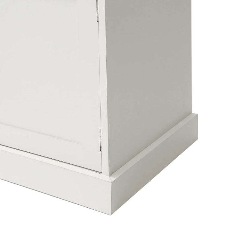 Porte-manteau d'entrée 3-en-1 avec 3 patères et banc de rangement - 120 l x 180 h x 40 P cm