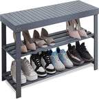 Banc range-chaussures en bambou