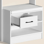 Meuble d'entrée 44,5 de large avec banc et rangement à chaussures