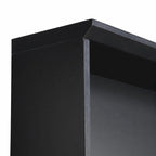 Meuble d'entrée large avec banc de rangement - Meuble à chaussures minimaliste, rangements cubiques, 8 crochets