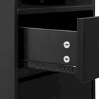 39,3Lx70,8H Meuble d'entrée avec banc de rangement rembourré, meuble à chaussures multifonctionnel pour couloir, panneau perforé, porte-manteau, 4 crochets